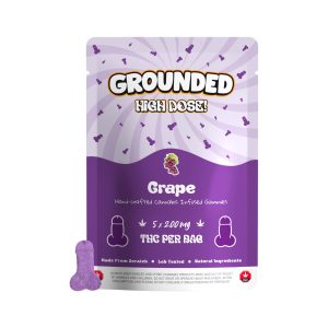 buy Grounded High Dose Cocks - Grape 1000mg Gummies online