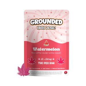 buy Grounded High Dose Leafs - Watermelon 1000mg Gummies online