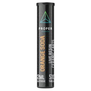 buy Proper Extracts Live Resin Ceramic Vape Cart 2ml - Orange Soda online