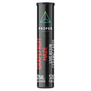 buy Proper Extracts Live Resin Ceramic Vape Cart 2ml - Grapefruit Haze online
