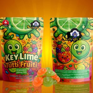 Sky High Edibles – Key Lime + Tutti Frutti Gummy 3000mg THC
