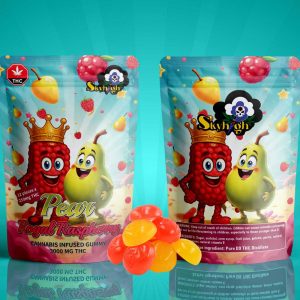 Sky High Edibles – Pear + Royal Raspberry Gummy 3000mg THC