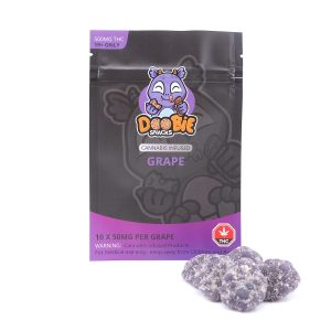 buy THC Grape 500mg Gummies By Doobie Snacks online