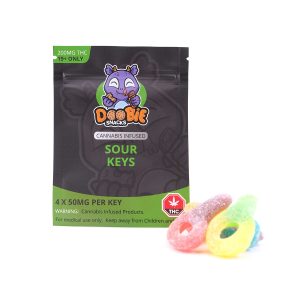 buy THC Sour Keys 200mg Gummies By Doobie Snacks online
