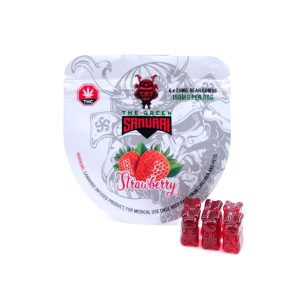 buy The Green Samurai - Strawberry Bear Bomb Gummies 150mg THC online
