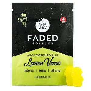Faded Edibles Mega Dosed Astros 480mg Lemon Venus