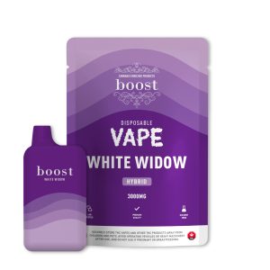 Boost Disposable THC Vape Cartridges – White Widow 3g (5 Cartridges)