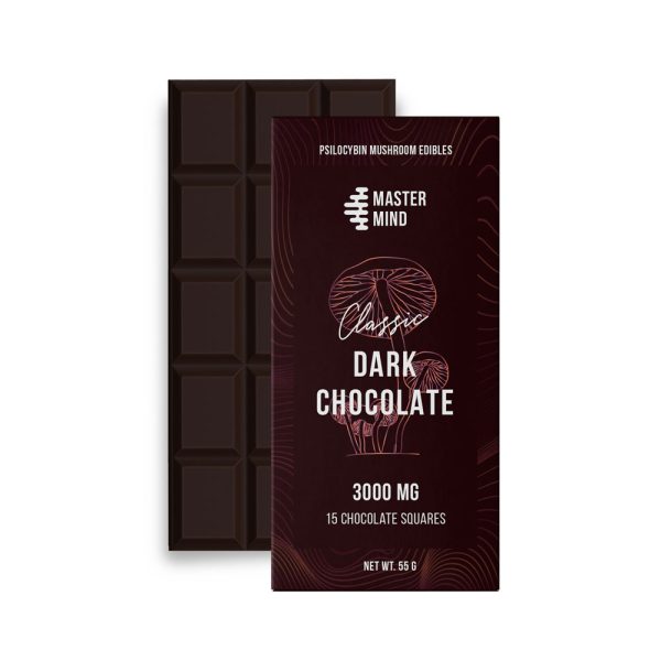 MasterMind Funghi Bar 3000mg Dark Chocolate Moderate Dose