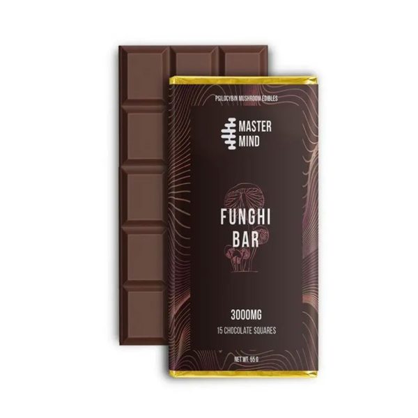 MasterMind Funghi Bar 3000mg Milk Chocolate Moderate Dose