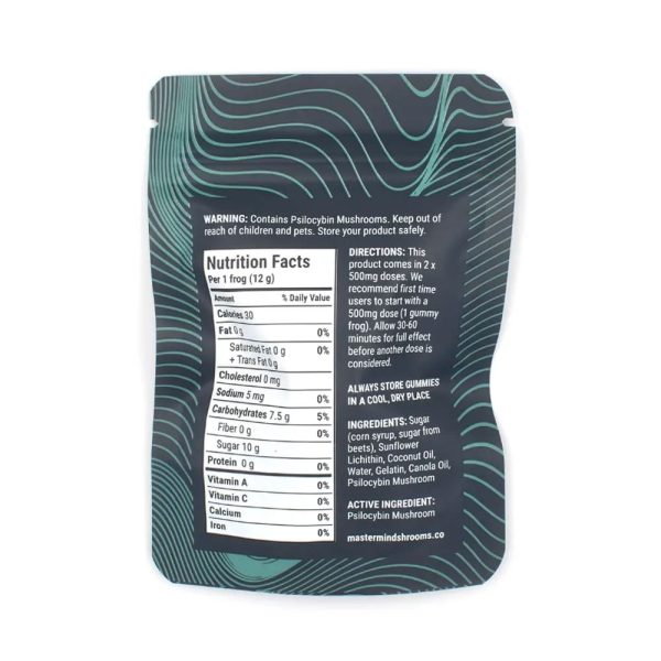 MasterMind Gummy Frogs Blue Raspberry 1000mg 2