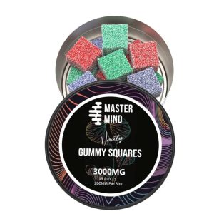 MasterMind Gummy Squares 200mg Variety Pack 3000mg Total