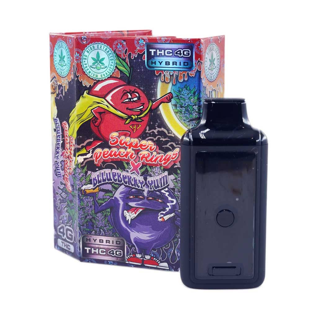 So High Extracts Dual Chamber Pen Super Peach Rings + Blueberry Yum ( Grams + Grams) So High Extracts Dual Chamber Pen Super Peach Rings + Blueberry Yum ( Grams + Grams)