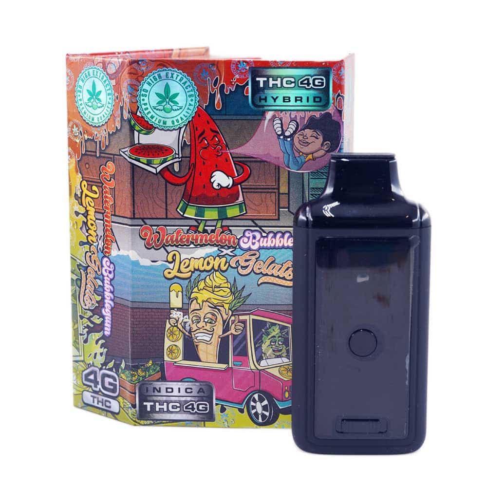 So High Extracts Dual Chamber Pen Watermelon Bubblegum + Lemon Gelato ( Grams + Grams) So High Extracts Dual Chamber Pen Watermelon Bubblegum + Lemon Gelato ( Grams + Grams)