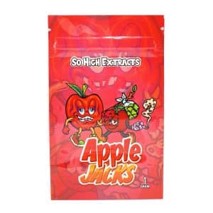 So High Extracts Premium Shatter g Apple Jacks.