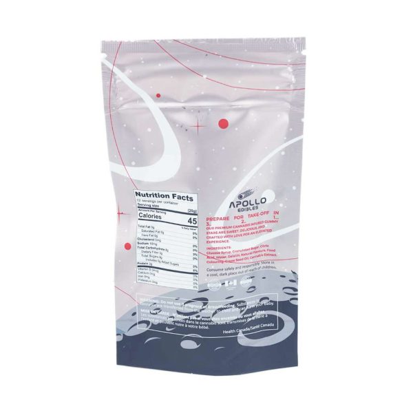apollo edibles sour strawberry sativa mg