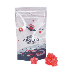 apollo edibles sour strawberry sativa mg
