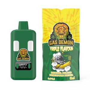 Gas Demon Banana Zelato Pineapple Diesel mg (g g) THC Disposable Vape