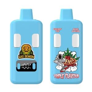 Gas Demon Cherry Pie Blue Dream mg (g g) THC Disposable Vape