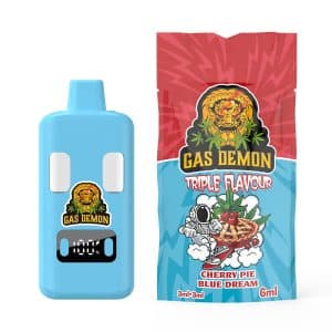Gas Demon Cherry Pie Blue Dream mg (g g) THC Disposable Vape