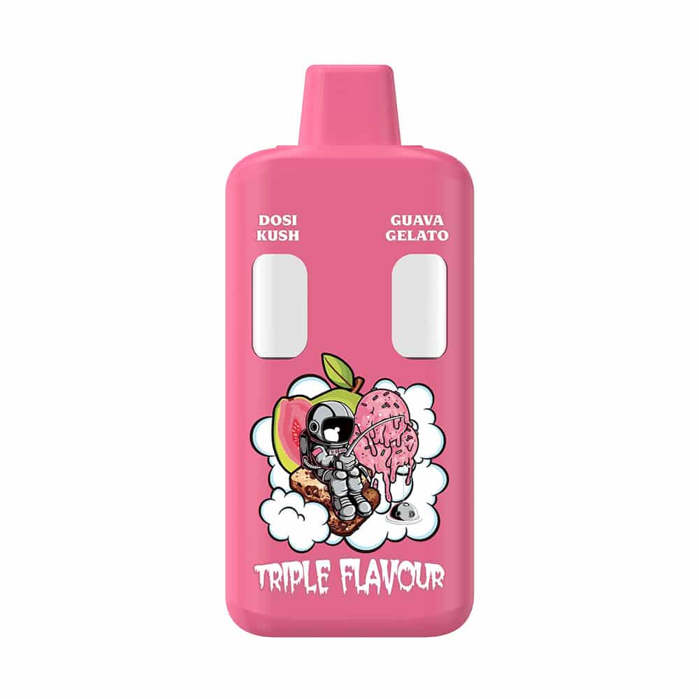 Gas Demon Dosi Kush Guava Gelato mg (g g) THC Disposable Vape Gas Demon Dosi Kush Guava Gelato mg (g g) THC Disposable Vape