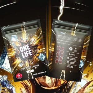 One Life Edibles Root Beer Gummy mg THC + mg CBD
