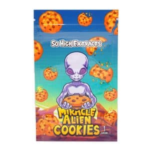 So High Extracts Premium Shatter g Miracle Alien Cookies