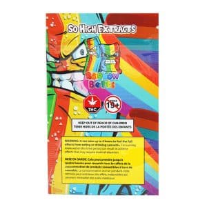 So High Extracts Premium Shatter g Rainbow Belts