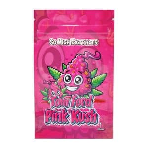 So High Extracts Premium Shatter g Tom Ford Pink Kush