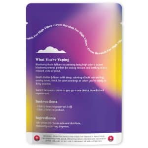 Dreamers Blueberry Kush & Death Bubba g Disposable Dual Vape
