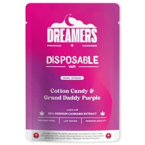 Dreamers Cotton Candy & Grand Daddy g Disposable Dual Vape