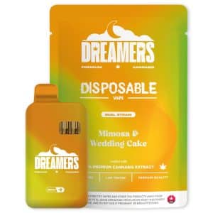 Dreamers Mimosa & Wedding Cake g Disposable Dual Vape