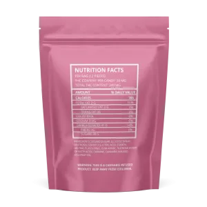 Ripped Edibles Chewies Strawberry mg THC