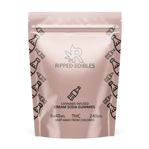 Ripped Edibles Cream Soda Gummies mg THC Units