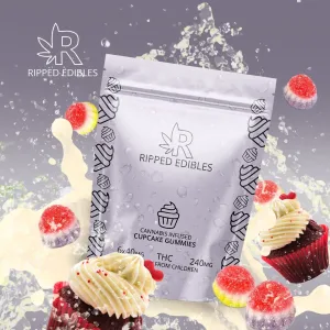 Ripped Edibles Cupcake Gummies mg THC Units