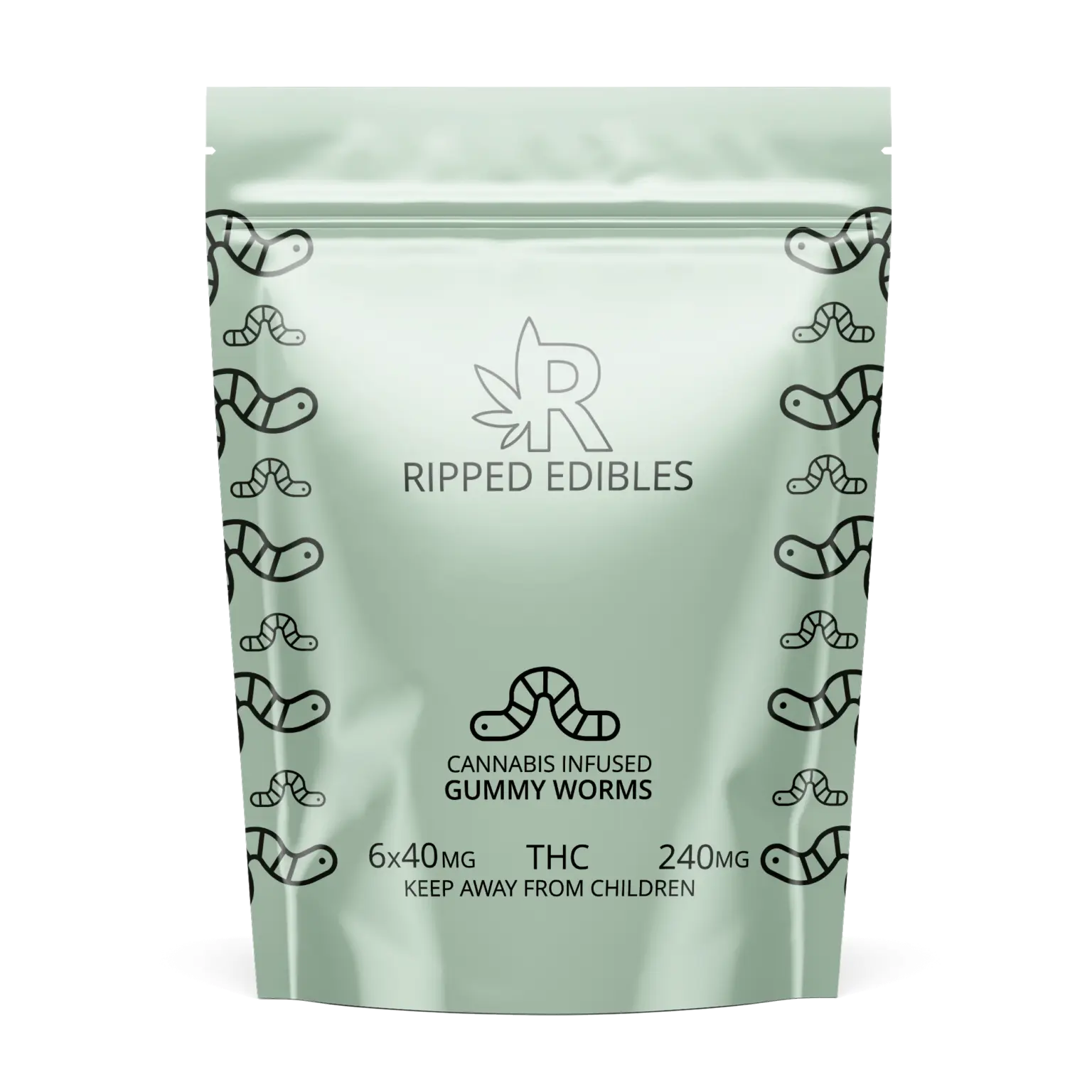 Ripped Edibles Gummy Worms mg THC Ripped Edibles Gummy Worms mg THC