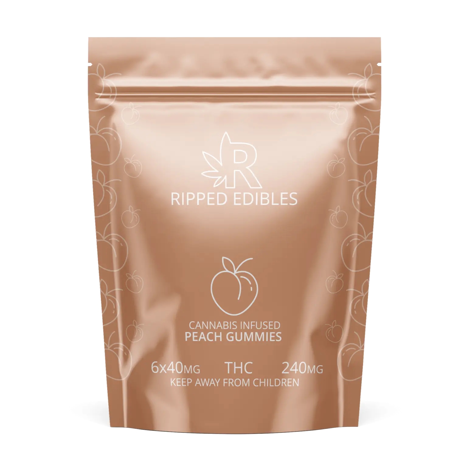 Ripped Edibles Peaches mg THC Ripped Edibles Peaches mg THC