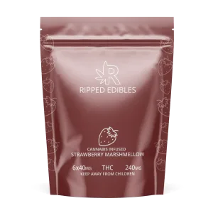 Ripped Edibles Strawberry mg THC