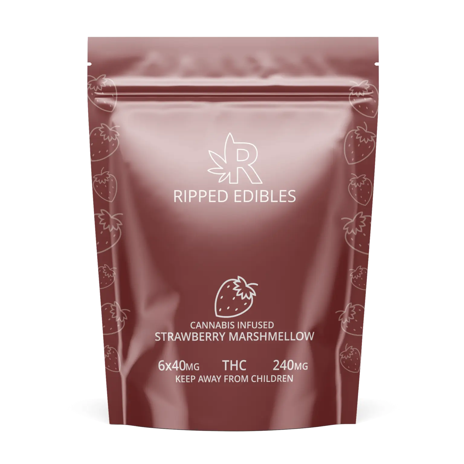 Ripped Edibles Strawberry mg THC Ripped Edibles Strawberry mg THC