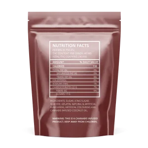 Ripped Edibles Strawberry mg THC