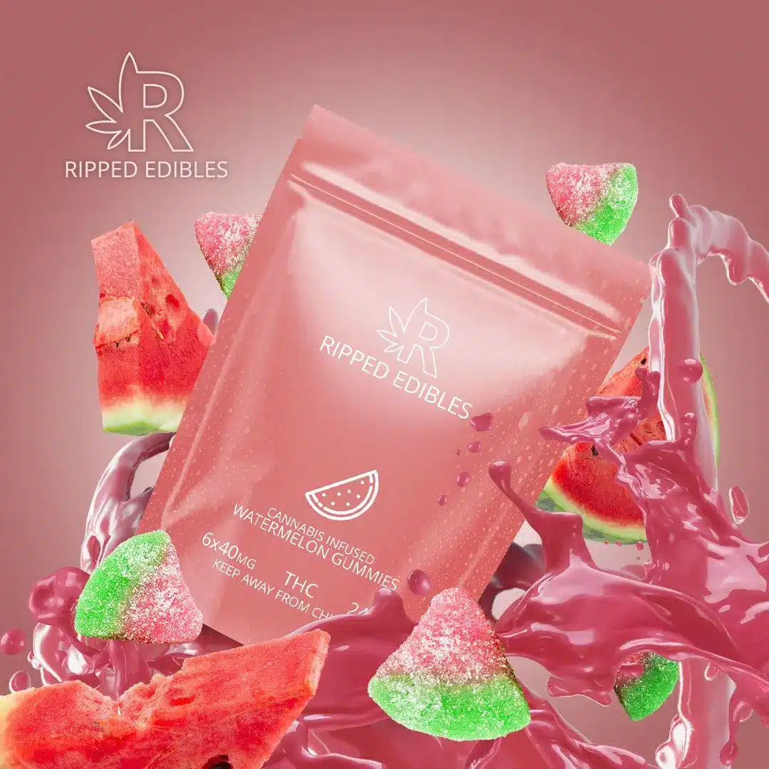 Ripped Edibles Watermelon mg THC Ripped Edibles Watermelon mg THC