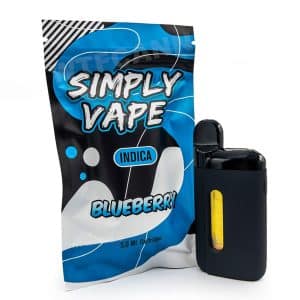 Simply Vape THC Disposable Pen ml Blueberry (Indica)