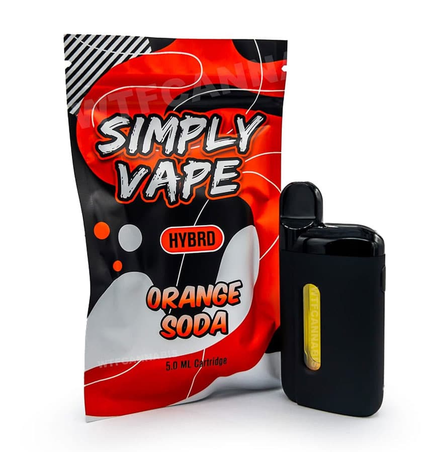 Simply Vape THC Disposable Pen ml Orange Soda Simply Vape THC Disposable Pen ml Orange Soda