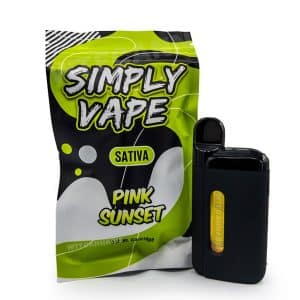 Simply Vape THC Disposable Pen ml Pink Sunset