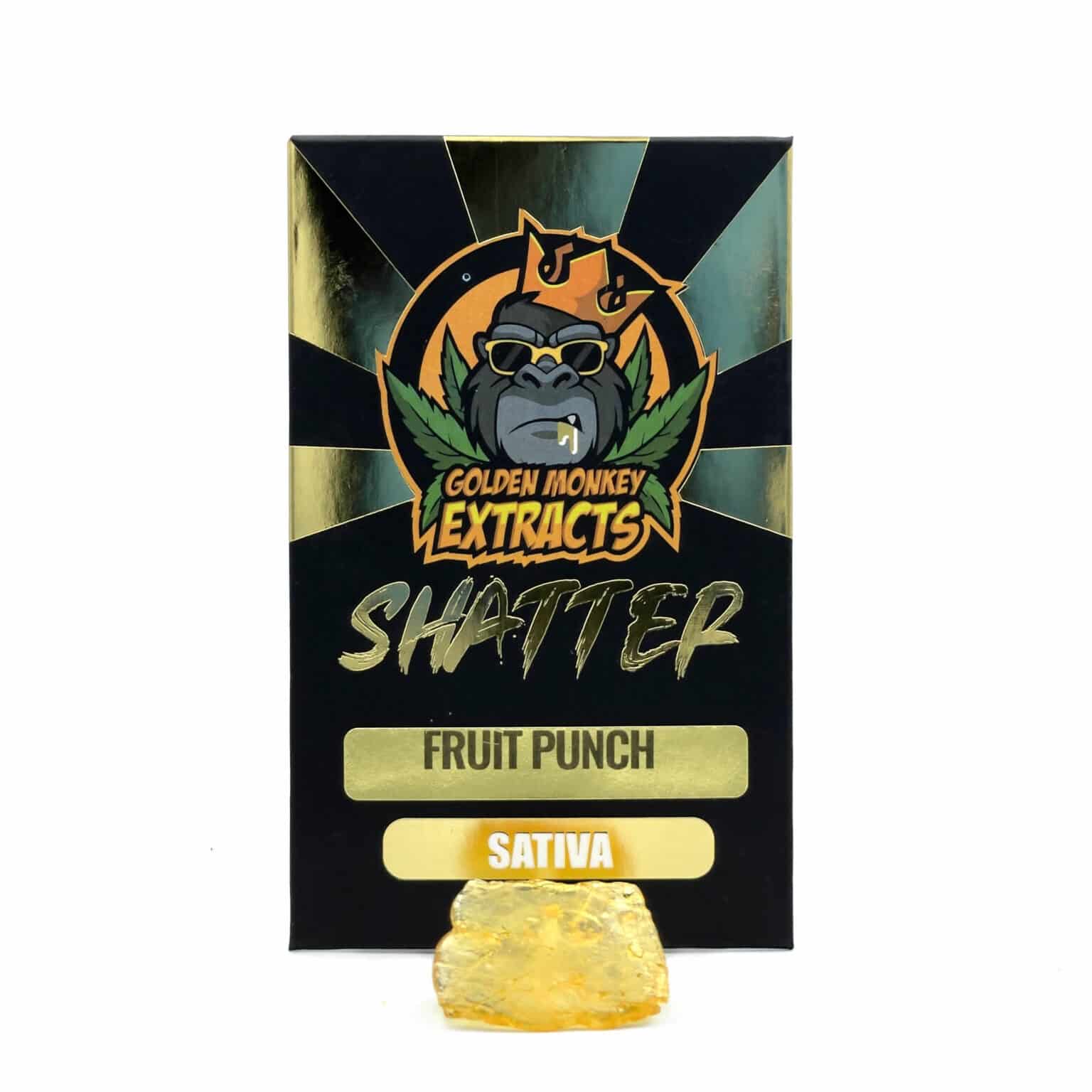 Golden Money Extracts - Shatter 1G - Fruit Punch Golden Money Extracts - Shatter 1G - Fruit Punch