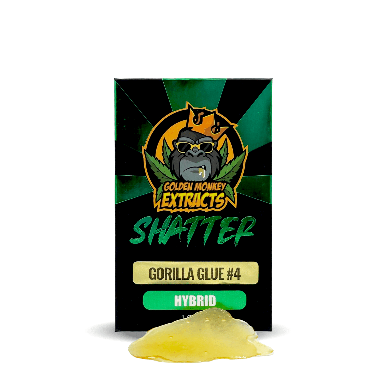 Golden Money Extracts - Shatter 1G - Gorilla Glue #4 Golden Money Extracts - Shatter 1G - Gorilla Glue #4