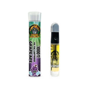Golden Monkey Extracts ICED MG THC Cartridge – Grape Ape