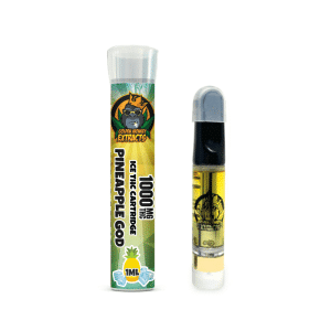 Golden Monkey Extracts ICED MG THC Cartridge – Pineapple God