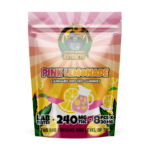 Golden Monkey Extracts THC Gummy – Pink Lemonade