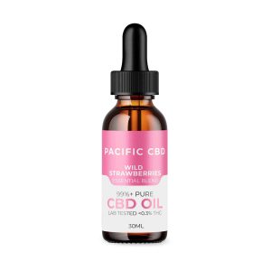Pacific CBD Tincture – Essential Blend – Wild Strawberries