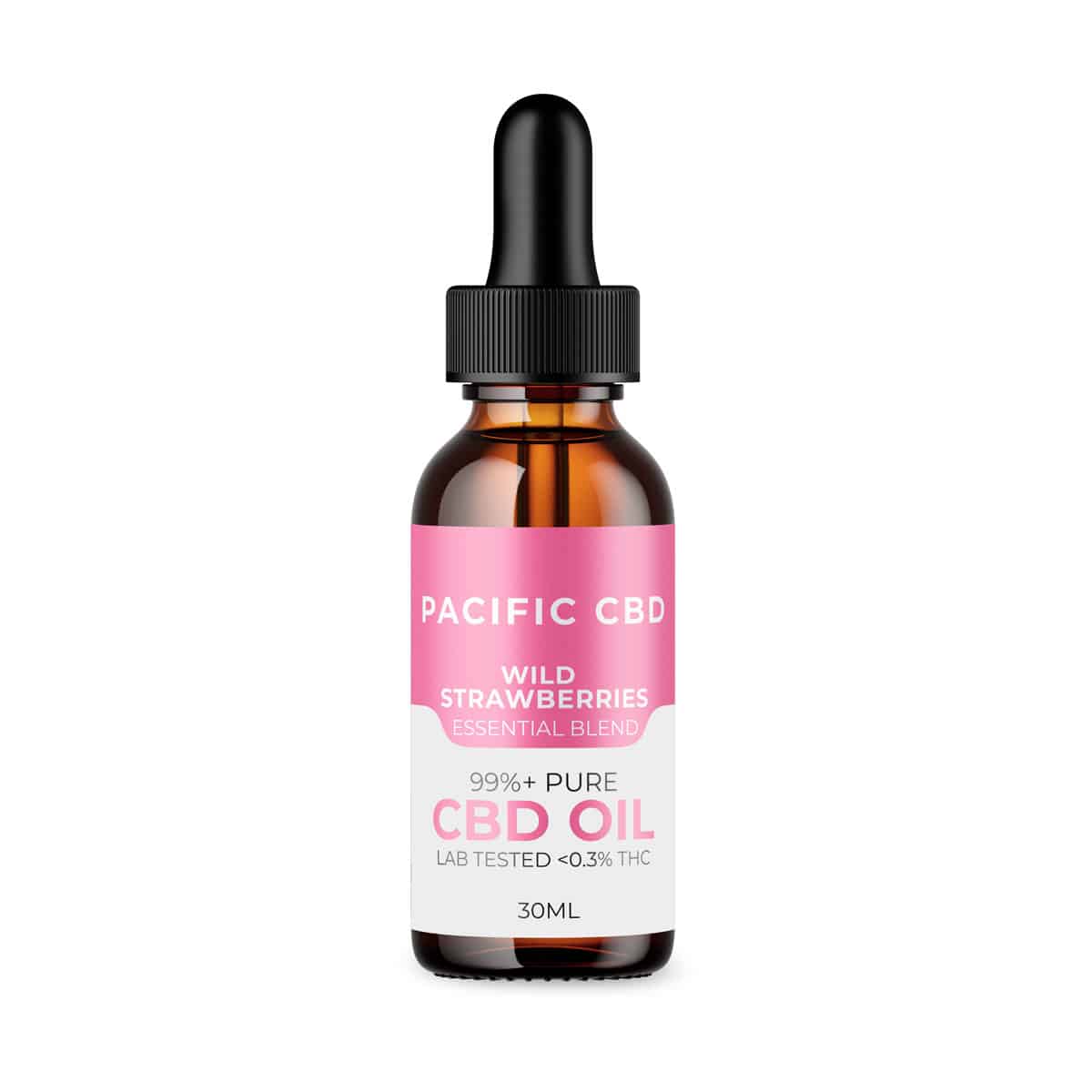Pacific CBD Tincture – Essential Blend – Wild Strawberries Pacific CBD Tincture – Essential Blend – Wild Strawberries